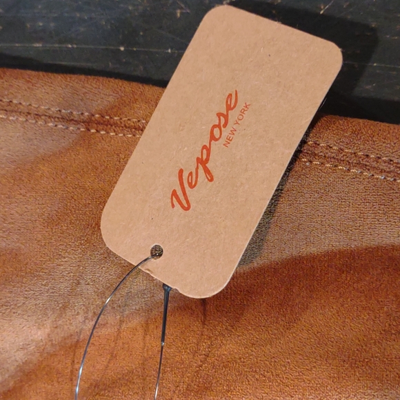 Vepose Women's Suede Fall Boots Over The Knee High Vegan  Side Zipper Size 7.5 - Picture 7 of 11